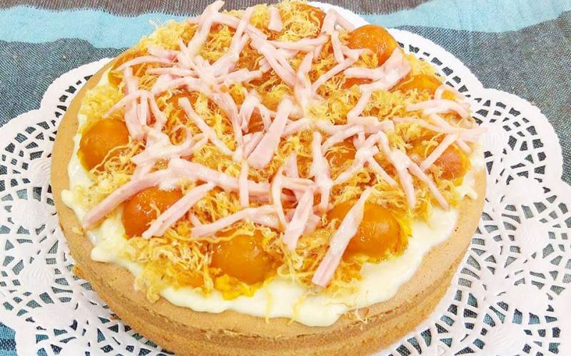 Bánh bông lan trứng muối